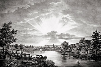 Вид на Пресню. Москва, 1825 г.   <br> О. А. Кадоль (1782-1846)