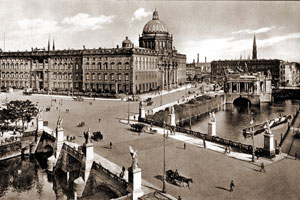 Постер. Фото Берлин 1910.  Королевский Замок.