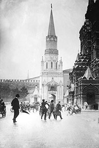 Никольская Башня. Красная Площадь 1910 г.