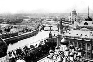 Фотография Старой Москвы. Вид на Москву 1900 г.