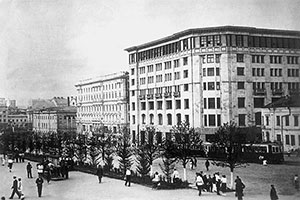 Театральный проезд. Москва, 1920 г.