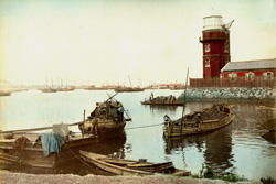 Японии 1900.  Порт