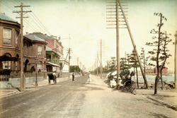 Фотография Японии 1900.  Набережная
