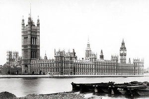 Вид на Парламент и Биг Бен Лондон, London Stereoscopic Company,1910