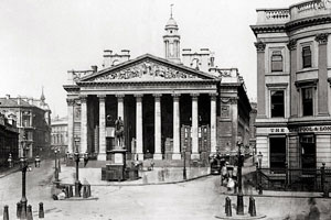 Лондонская Биржа. Royal Exchange, фотография,1910