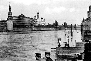 Фотографии старой Москвы. Наводнение в Апреле 1908 г.