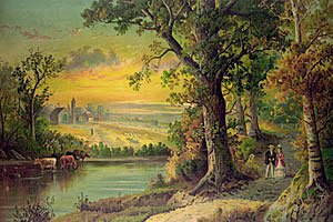 Летний Пейзаж. с ориг.  1878 г.