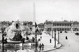  . La Place de la Concorde. Paris, 1900, photo