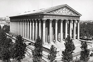 Фотографии старого Парижа. L'Eglise de la Madeleine. Paris, 1900