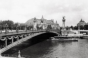 Мост Александра III. Фотографии старого Парижа.