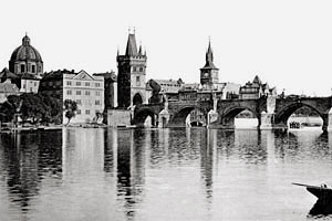 Прага, 1893. Карлов Мост.
