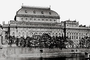 Постер Фото Праги 1893. Национальный театр.