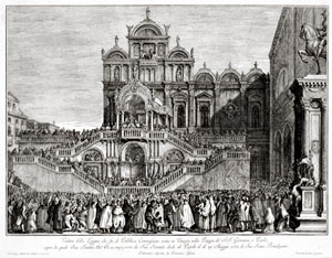 Виды Венеции. Италия. 1783 г.  Antonio Codognato