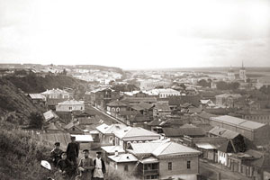 Фотография  Старого Томска 1900 г. Вид на город