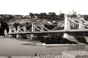 Старый Киев 1910 Николаевский мост