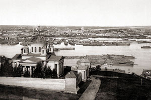 Нижний Новгород 1900 Вид на Волгу