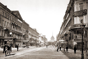 Старый Петербург фотография. 1900 Невский Проспект